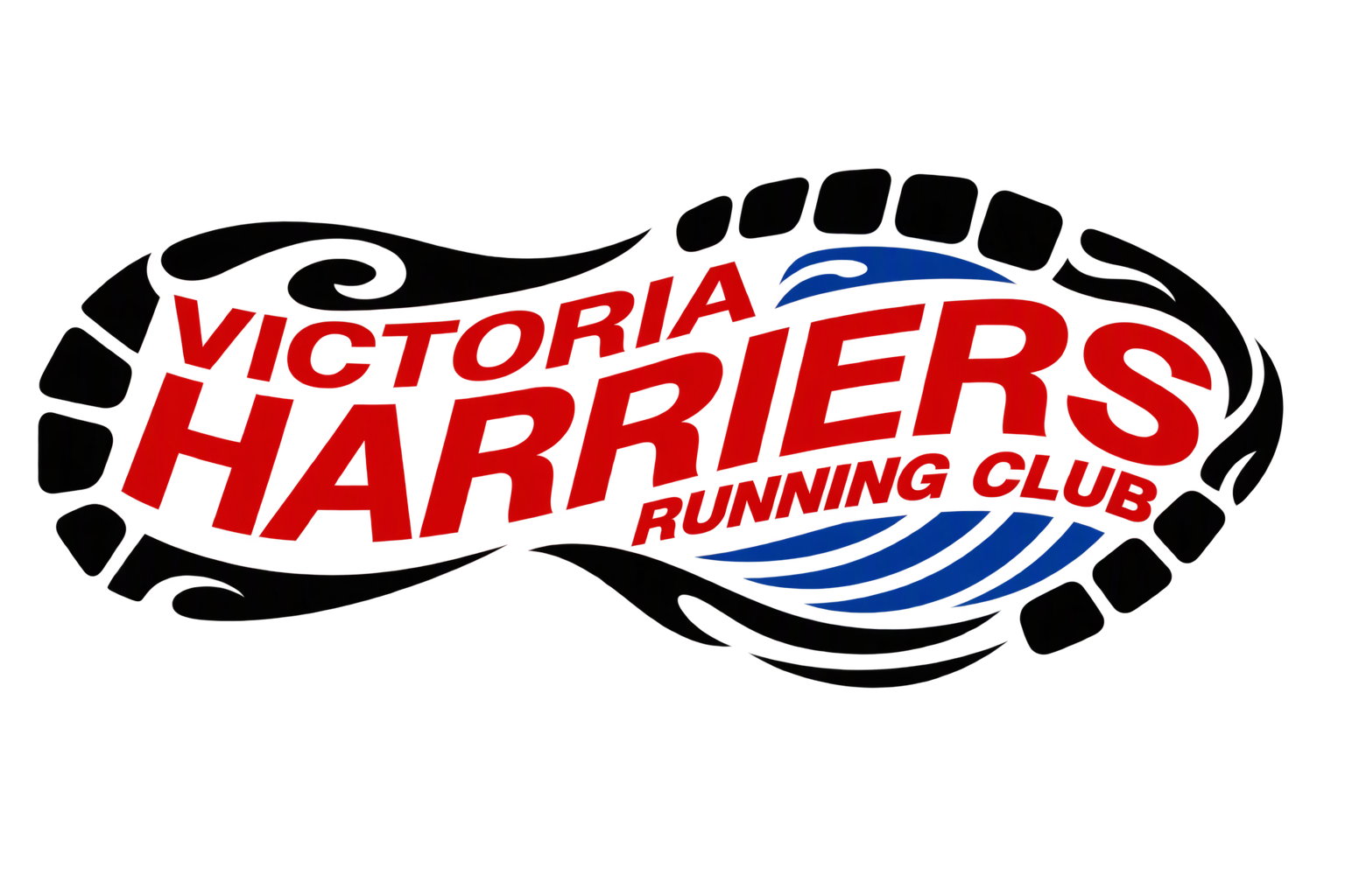 Victoria Harriers Running Club logo history